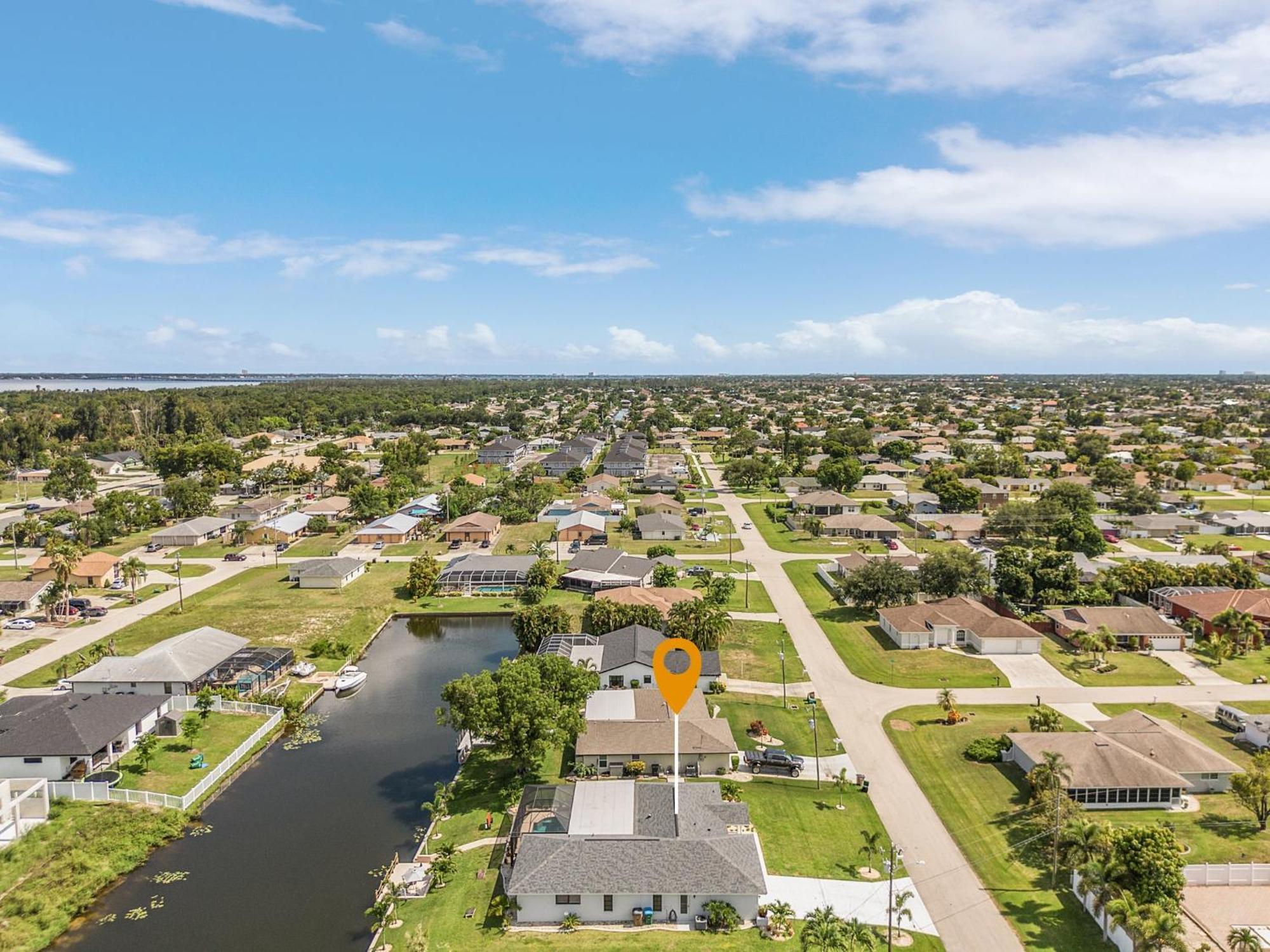 Cozy Retreat, Heated Pool, Water Canal, Bikes,3 Bedroom Cape Coral Extérieur photo