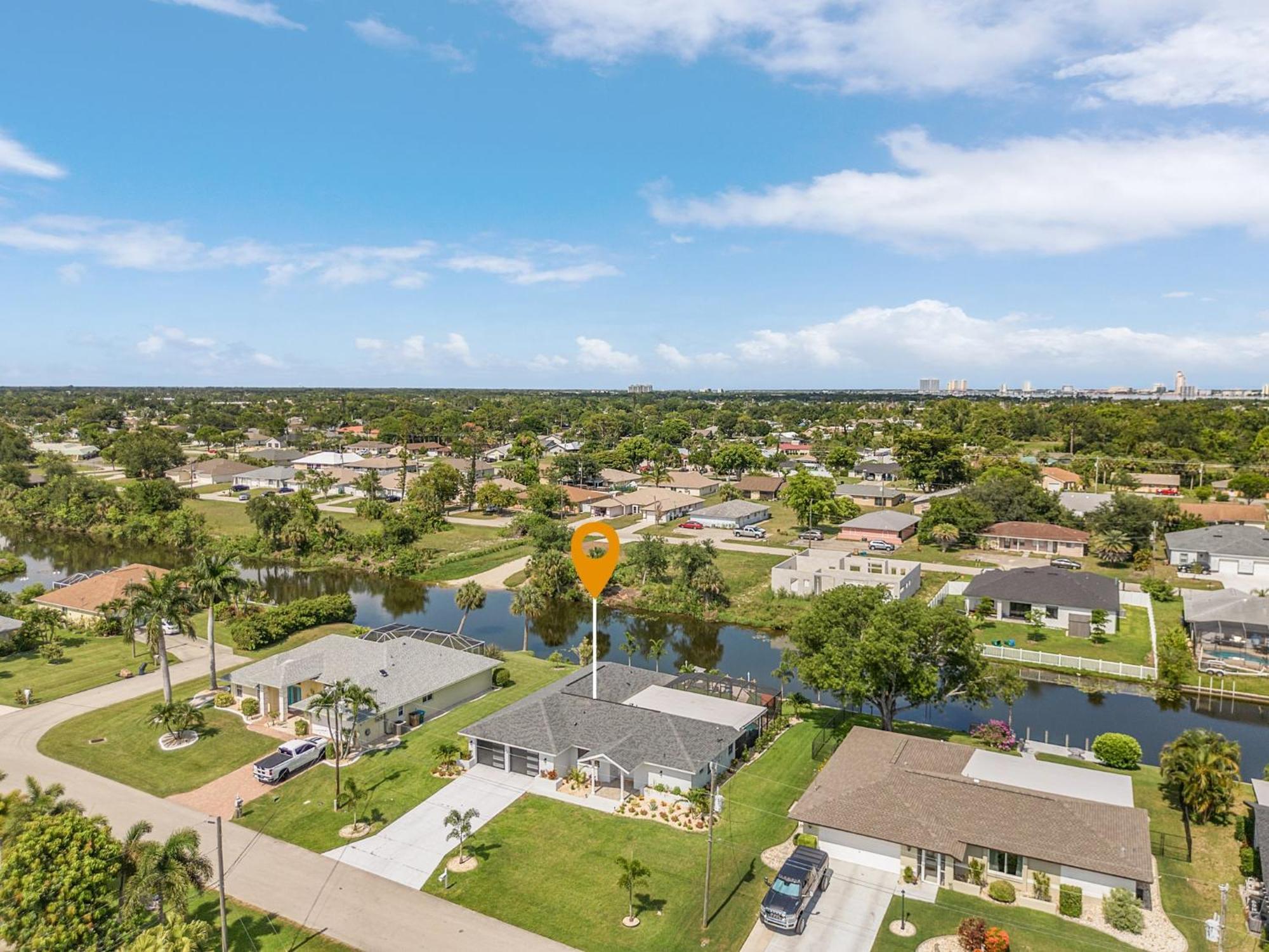 Cozy Retreat, Heated Pool, Water Canal, Bikes,3 Bedroom Cape Coral Extérieur photo