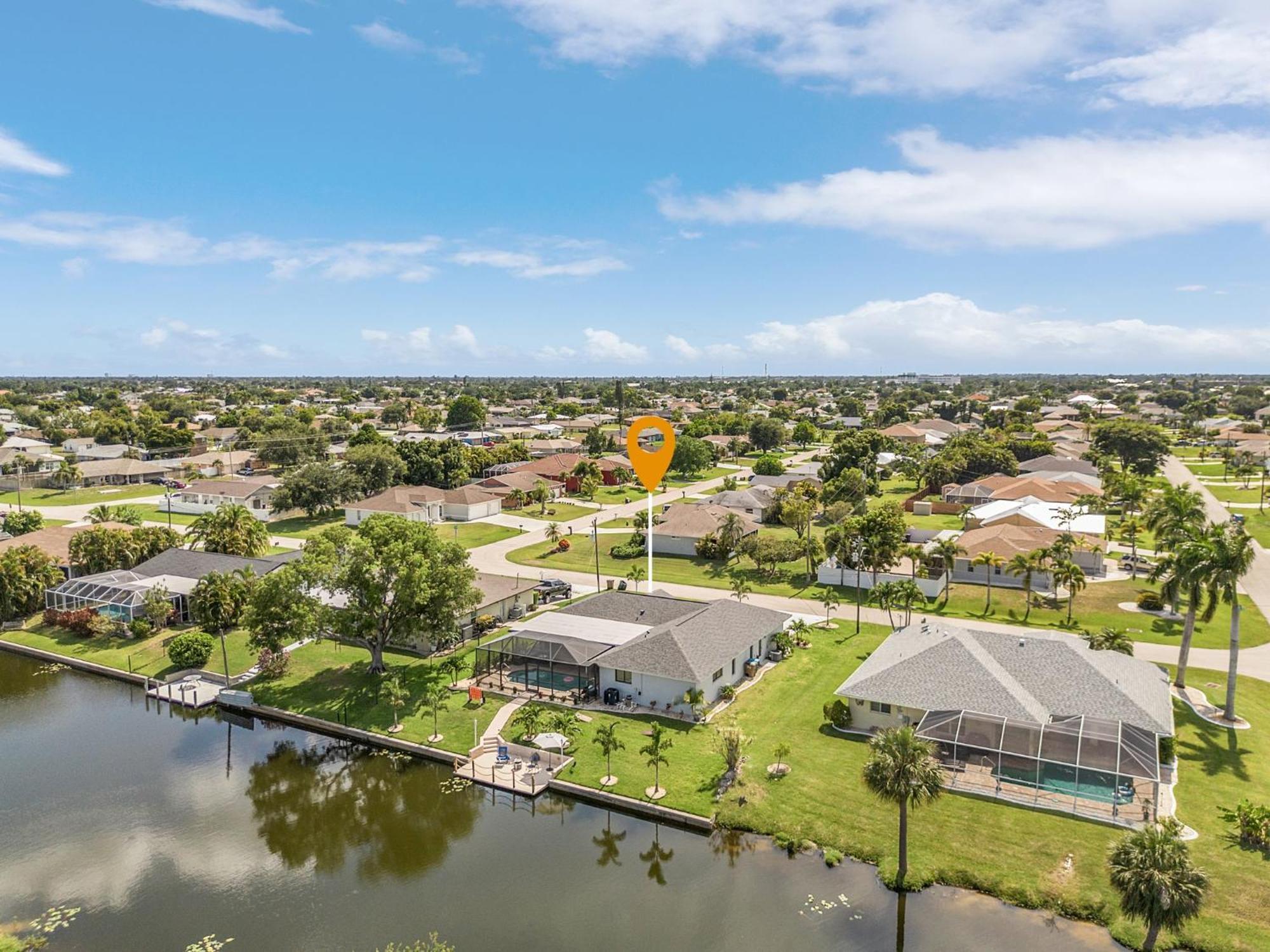 Cozy Retreat, Heated Pool, Water Canal, Bikes,3 Bedroom Cape Coral Extérieur photo