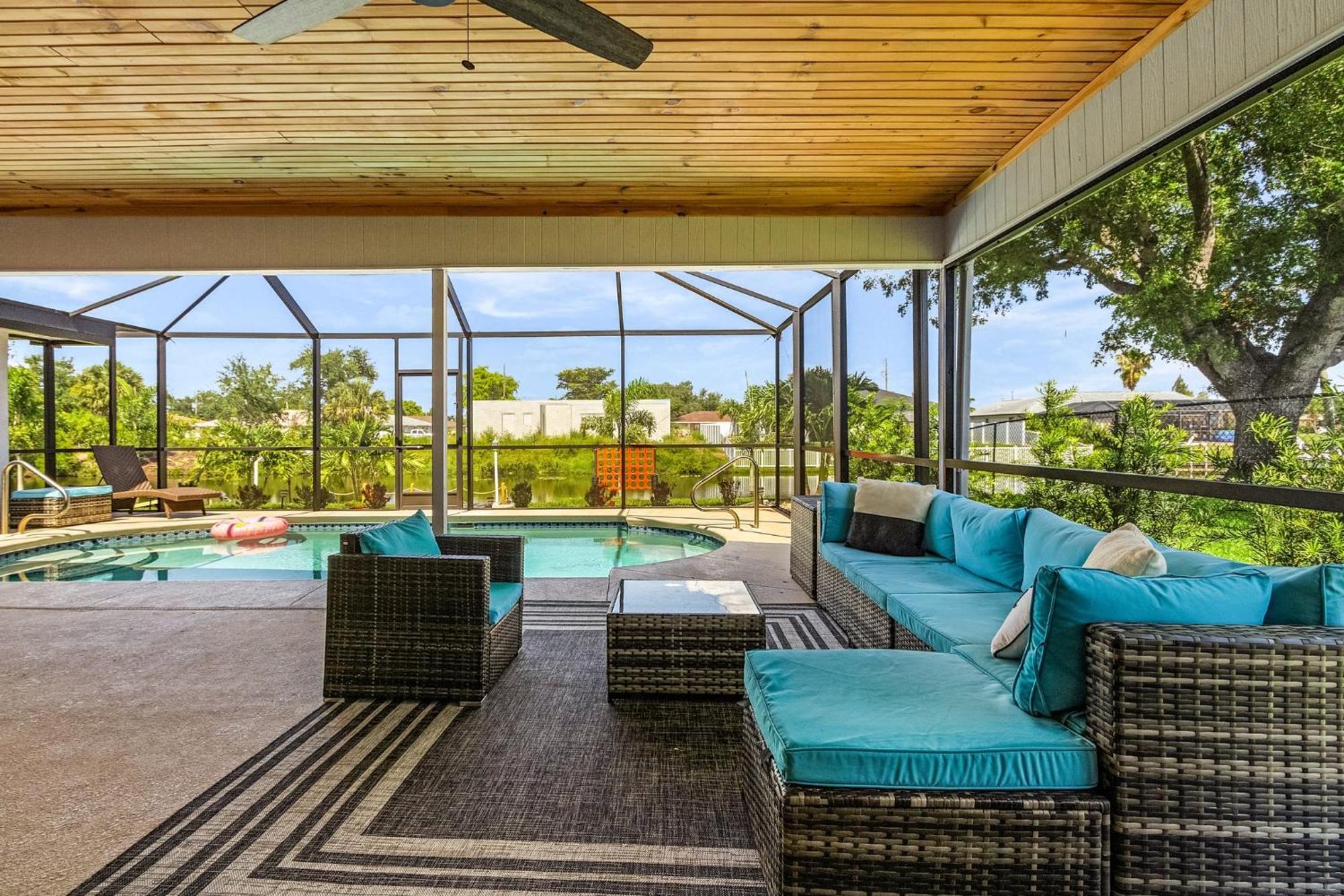 Cozy Retreat, Heated Pool, Water Canal, Bikes,3 Bedroom Cape Coral Extérieur photo
